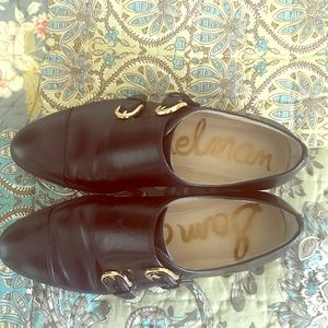 Sam Edelman Black Monkstrap Oxfords